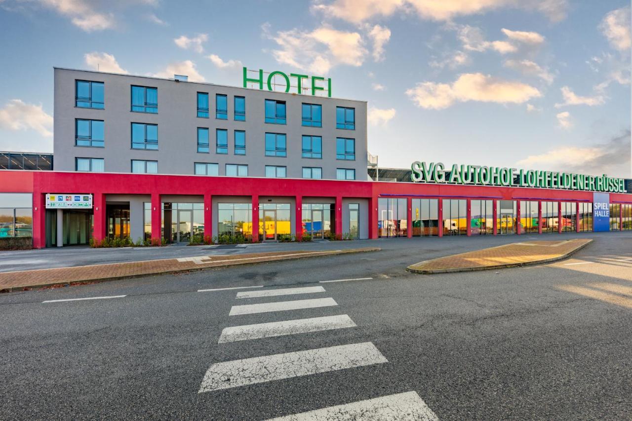 Hotel Am Ruessel Lohfelden Bagian luar foto